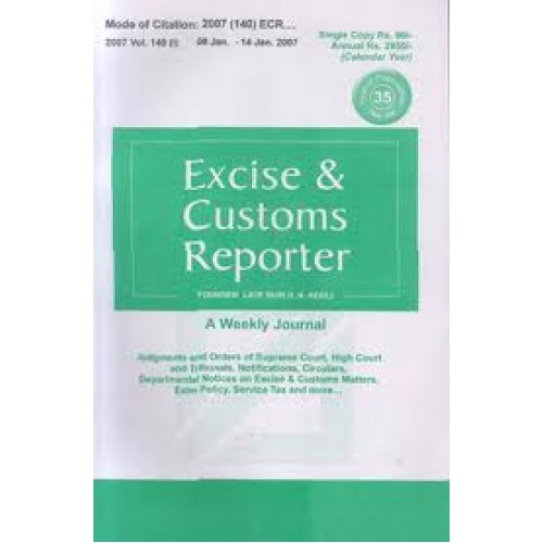 Manupatra's Excise & Customs Reporter [ECR]
